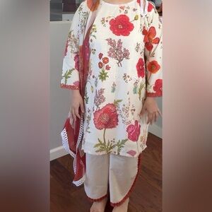 Punjabi suit floral